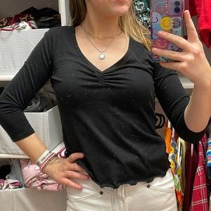 black shirt